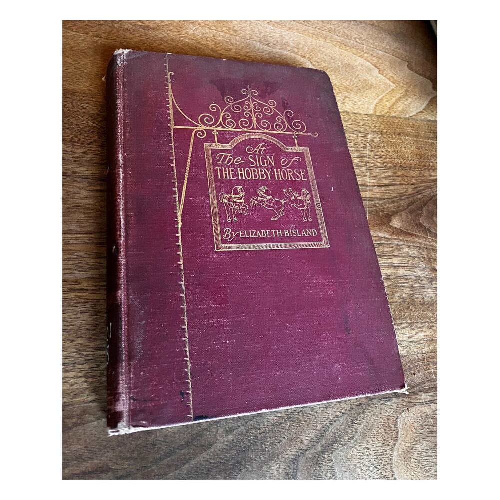 At‎ the Sign of the Hobby Horse Elizabeth Bisland 1910 Antique Ex-Libris